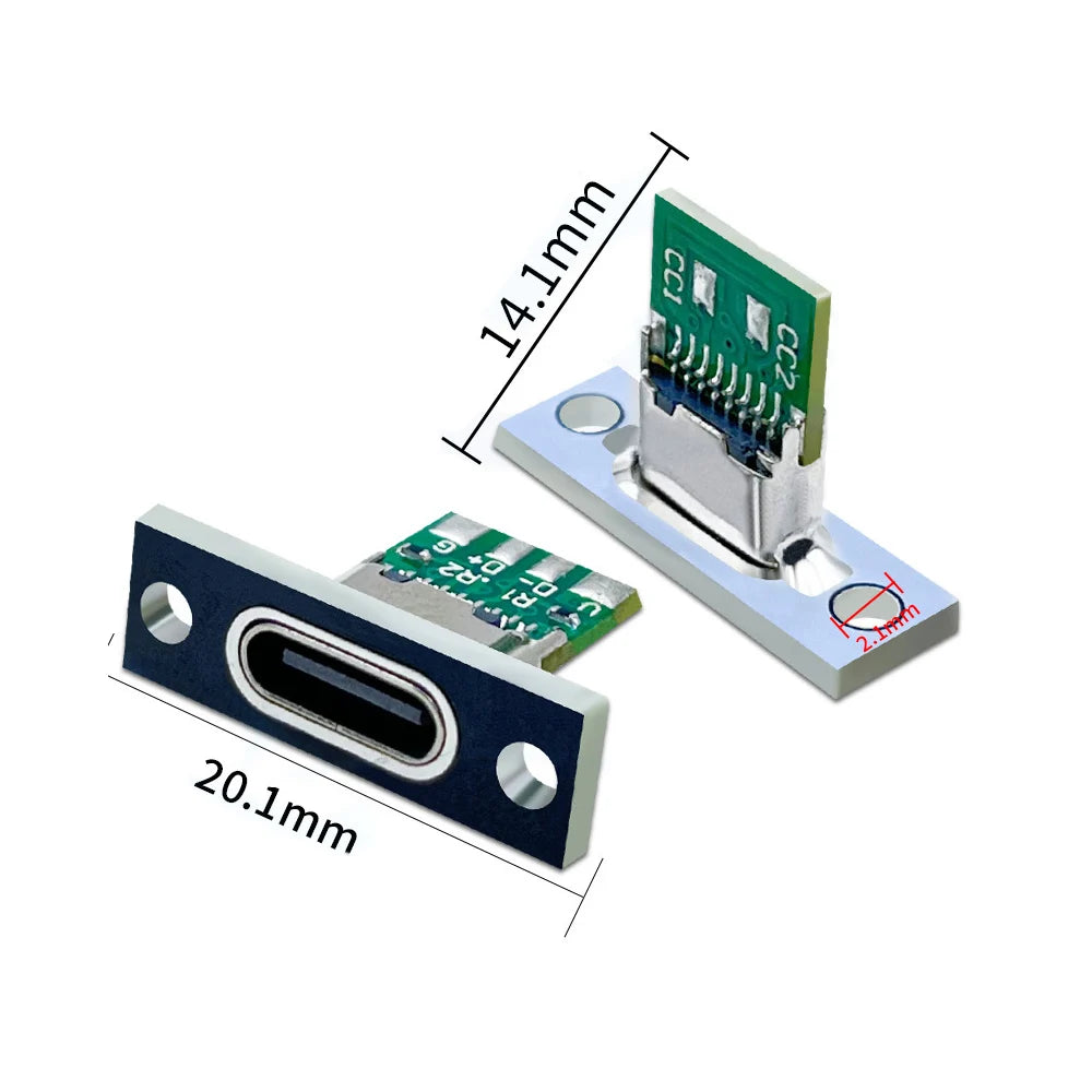 USB 3.1 Type-C Panel Mount Connector Test Board PCB Board 2 