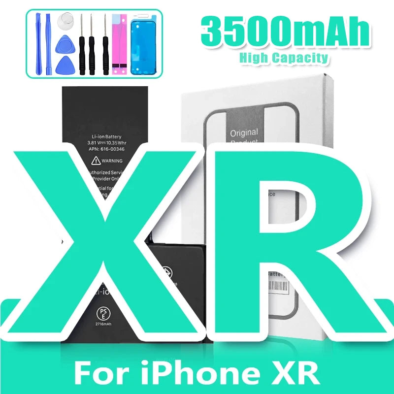Battery for iPhone 6S 6 Plus 7 8 X XR XS Max 11 11 Pro Mobile Phone Replacement Cell High Capacity with Free Tools Set DIY