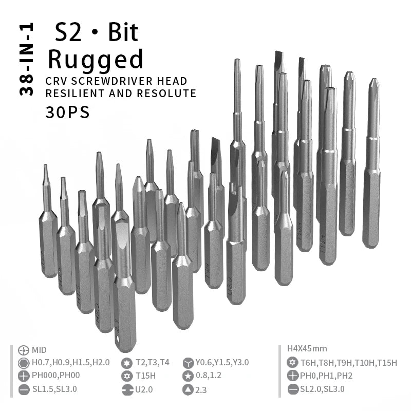 Electric Screwdriver Set Precision Power Tool Kit Rechargeab