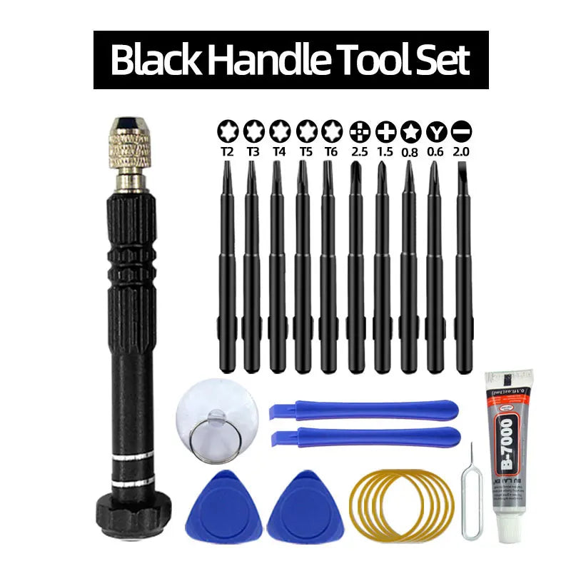 Mobile Phone Repair Tool Screwdriver Tablet Battery Disassembly Screen Opening Dust Cleaning Disassembly Set Small Pentago