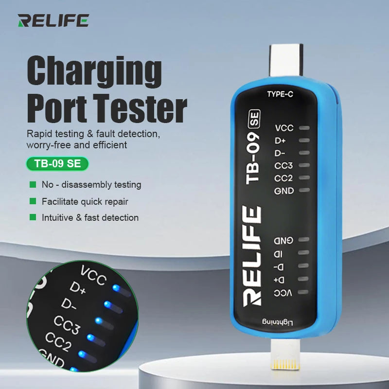 RELIFE TB-09 SE Simple Tail Insertion Tester No need to Disa