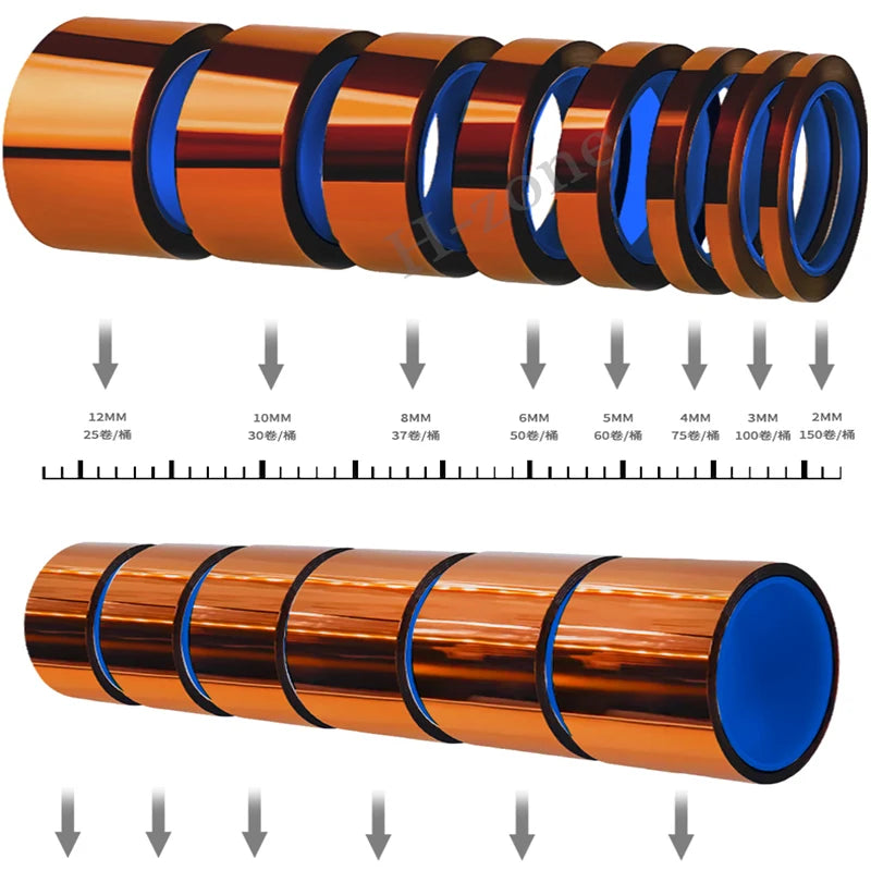 Mechanic High-temperature Resistant Tape Polyimide Sticker P