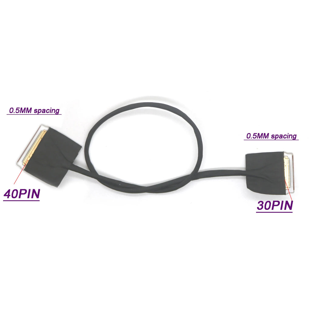 40pin 30pin Coaxial EDP Screen Cable 4K 2k LCD Display Screen Wire 4lane 2lanes Conversion For Type-c OR DP To EDP Drive Board