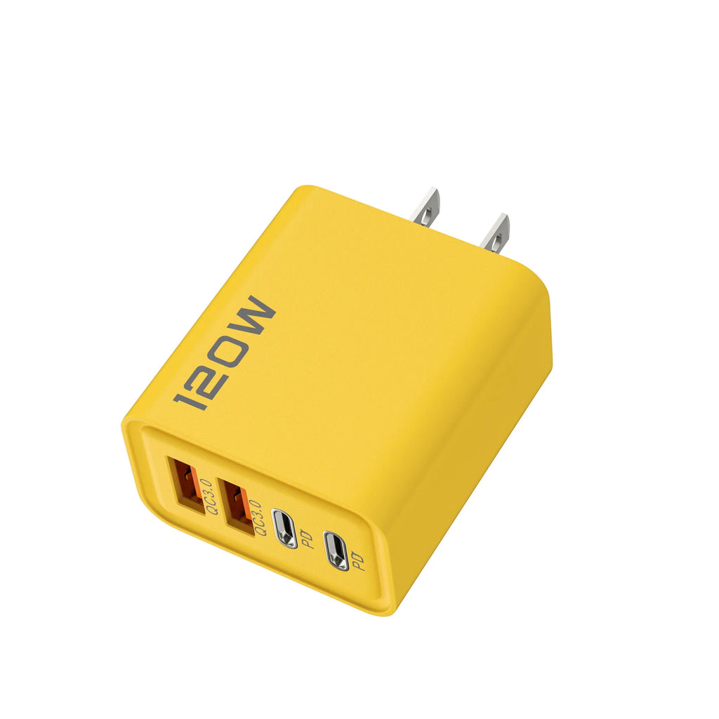 Total 120W Fast Charger USB Type C Cable Fast Charging Phone Power Adapter For iPhone Xiaomi Samsung Quick Charge Wall Charger