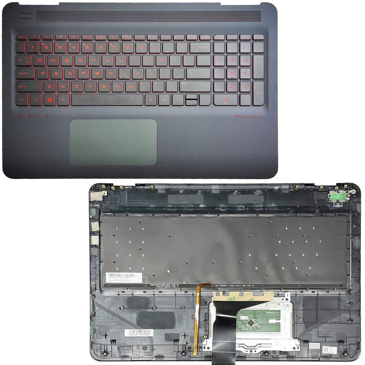 New Laptop Top Case Replace Keyboard For HP OMEN 2Pro 15-AX 15-BC 15-DP 15-AX000 TPN-Q173 Palmrest Upper Cover 859735 905118-001
