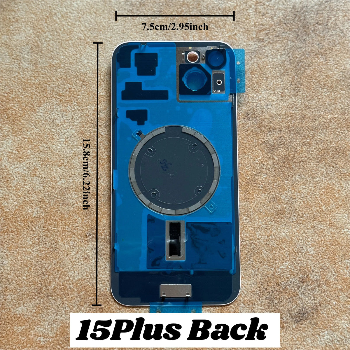 1PCS Mobile Phone Rear Housing Back Glass Replacement Compat