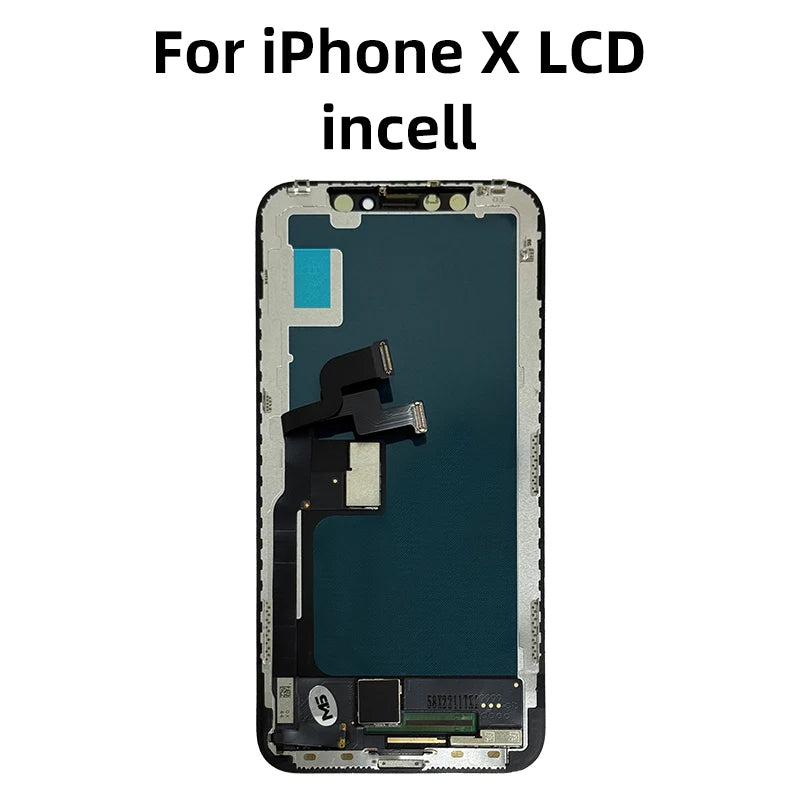 INCELL For iPhone X XR XS Max LCD 12 Mini Digitizer Screen For iPhone 11 12 13 14 15 16 17 Pro Max 3D Touch 15 Plus LCD Display