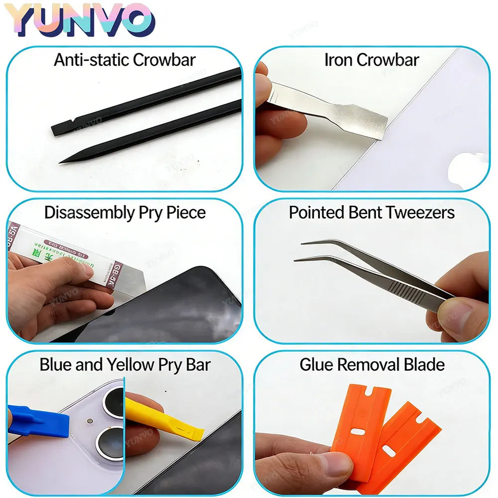 Multi-function Phone Repair Tool Kit LCD Screen Opening Pry 