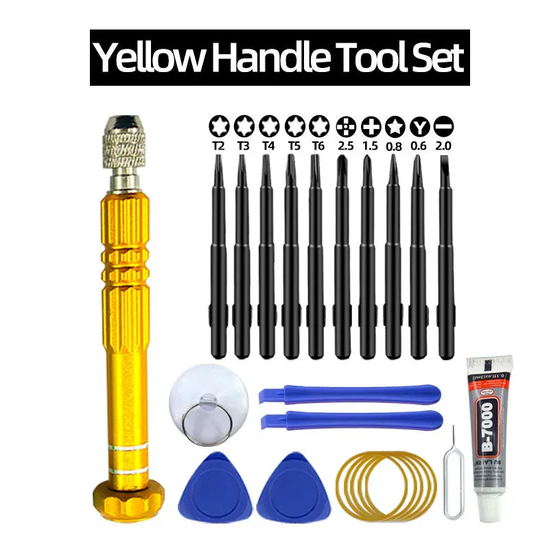 Mobile Phone Repair Tool Screwdriver Tablet Battery Disassembly Screen Opening Dust Cleaning Disassembly Set Small Pentago