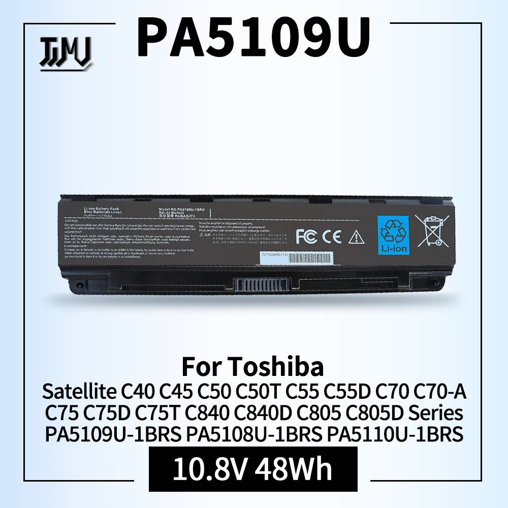 PA5109U-1BRS Laptop Battery for Toshiba Satellite C40 C45 C5