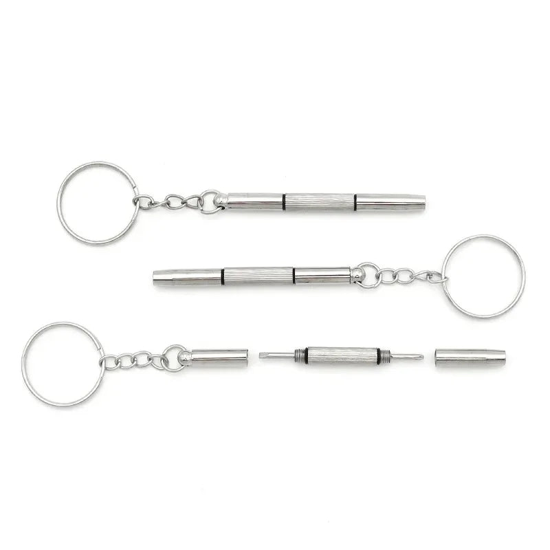 Viewring 1/3/5/10 Portable Eyeglass Repair Screwdriver Keych