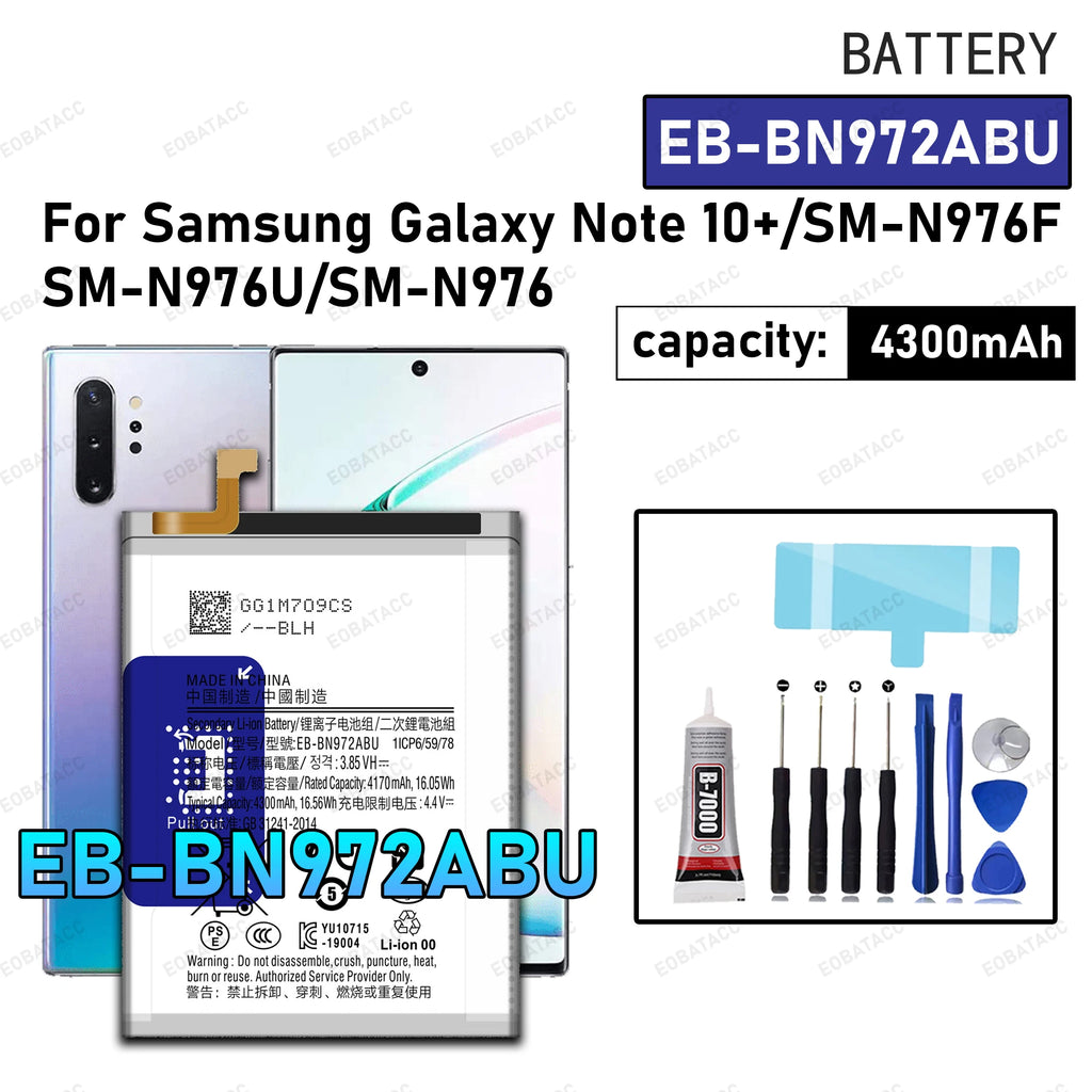 100% New Zero Cycle EB-BN972ABU Battery For Samsung Galaxy N