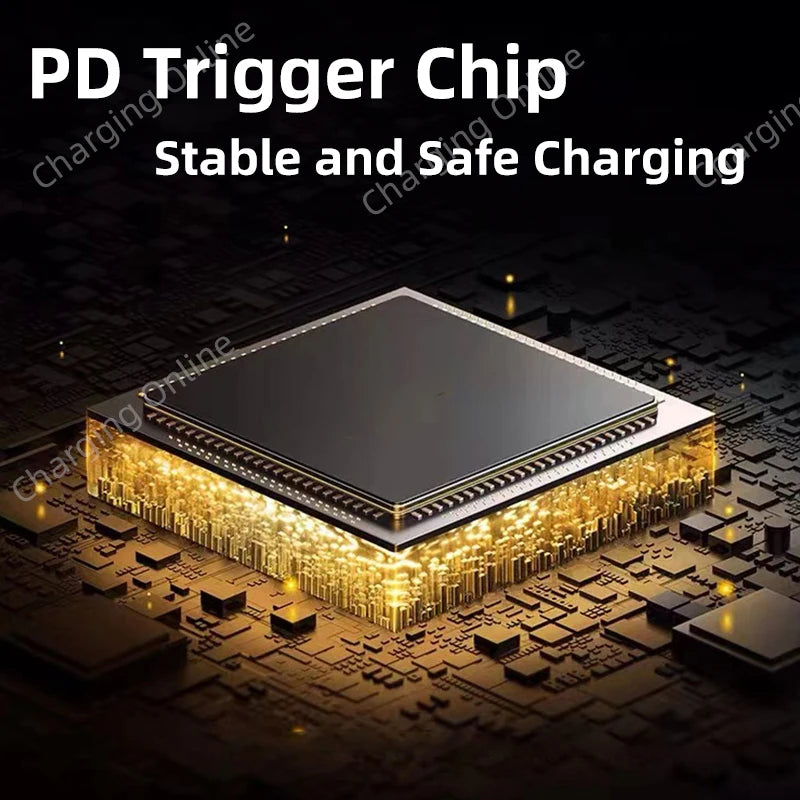 DC to Type C PD Power Jack Connector Universal Laptop Charge