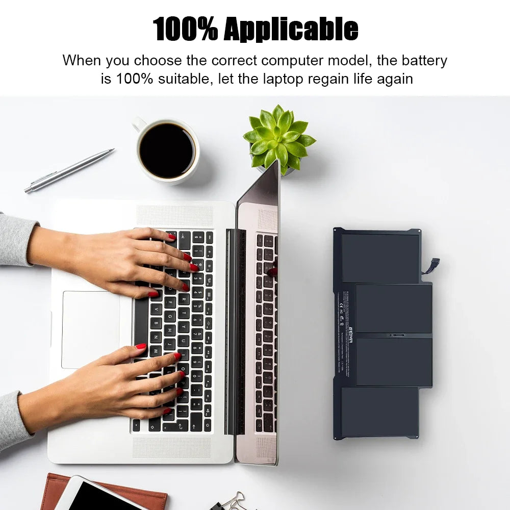 SKOWER 7.2V 55Wh A1405 Laptop Battery For Apple Macbook Air 