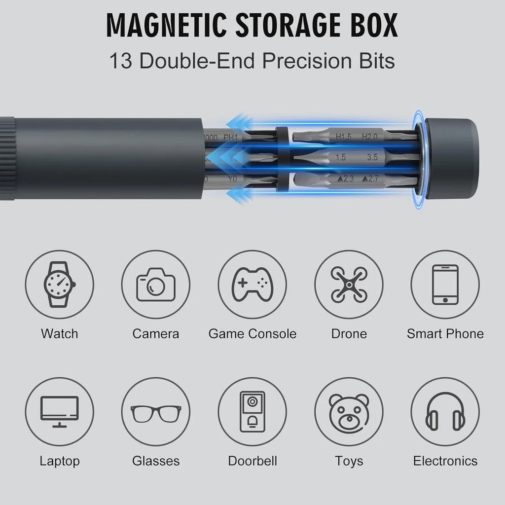 27 in 1 Precision Screwdriver Set Magnetic Bits Pen Style Ma