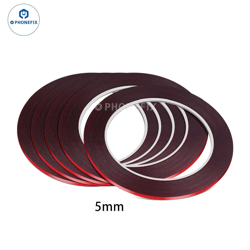 Adhesive Double-Sided Tape Sticker for Mobile Phone LCD Screen Curved Tablet Display Repair Multiple Width (2/3/4/5/10 Mm)