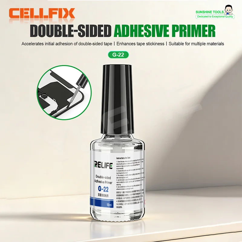 RELIFE G-22 18ml Double-sided Adhesive Primer Built-in Brush