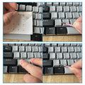 Korean Hangul Transparent Tear Off Keyboard Stickers Univers