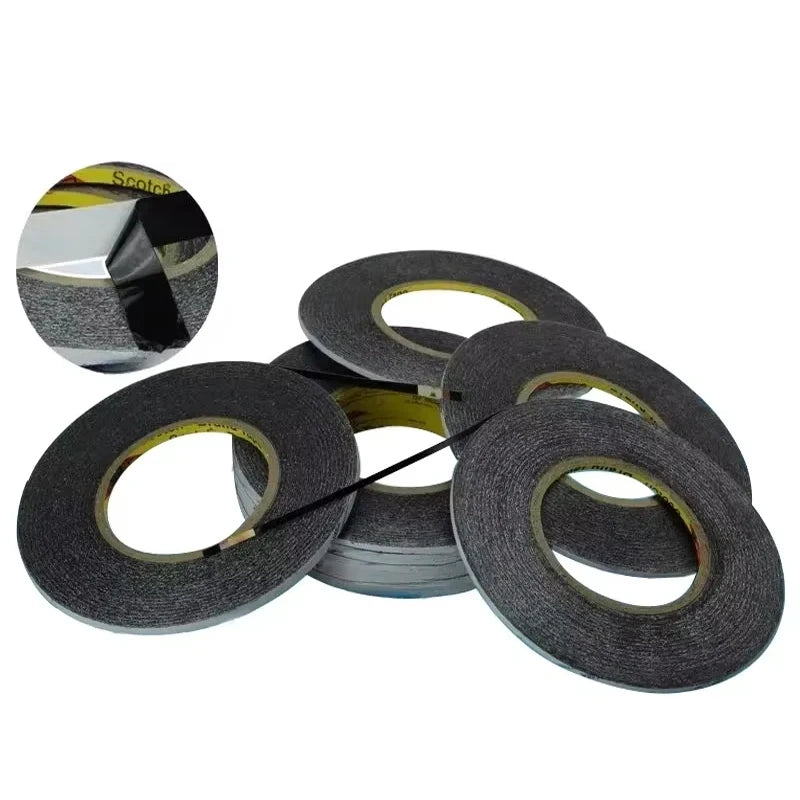 50meters 1/2/3/5/8/10/12/15mm Thick Sticker Double Side Adhe