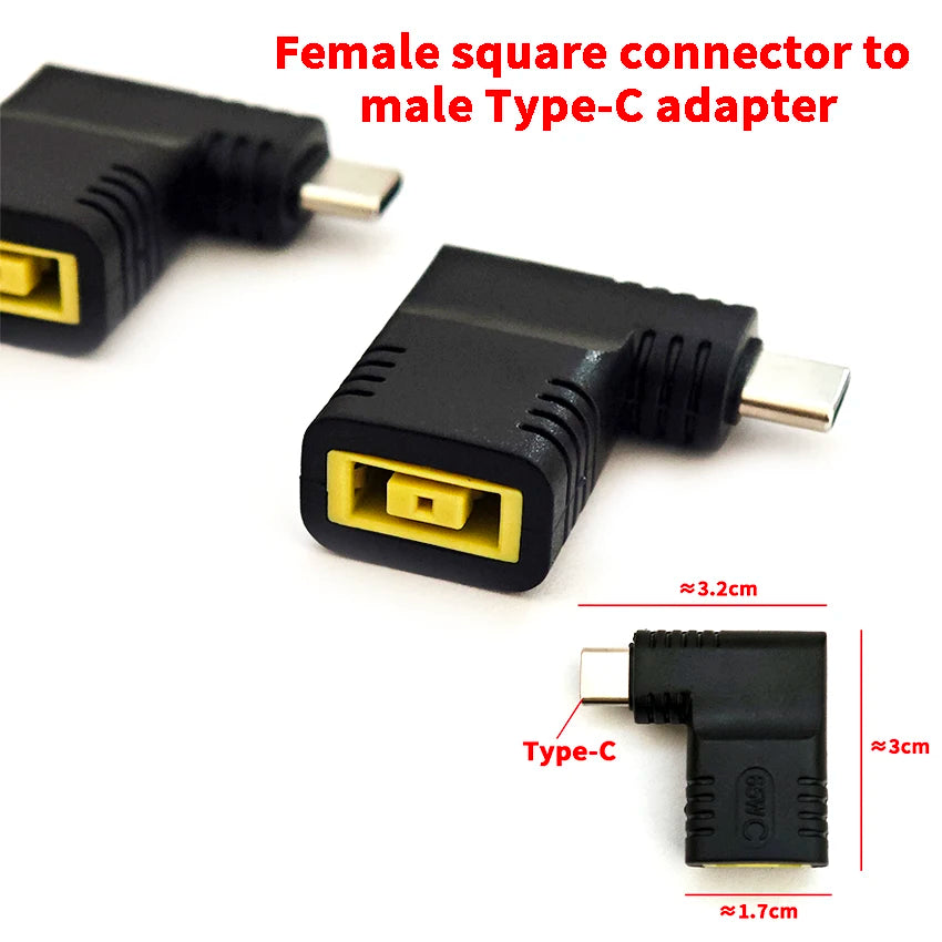 1pcs Type-C 65W Charger Adapter for Lenovo Laptop Universal 
