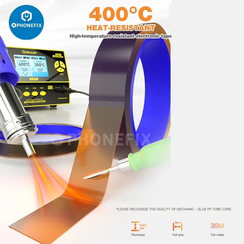 Mechanic 400 High-temperature Resistant Tape Polyimide Stick