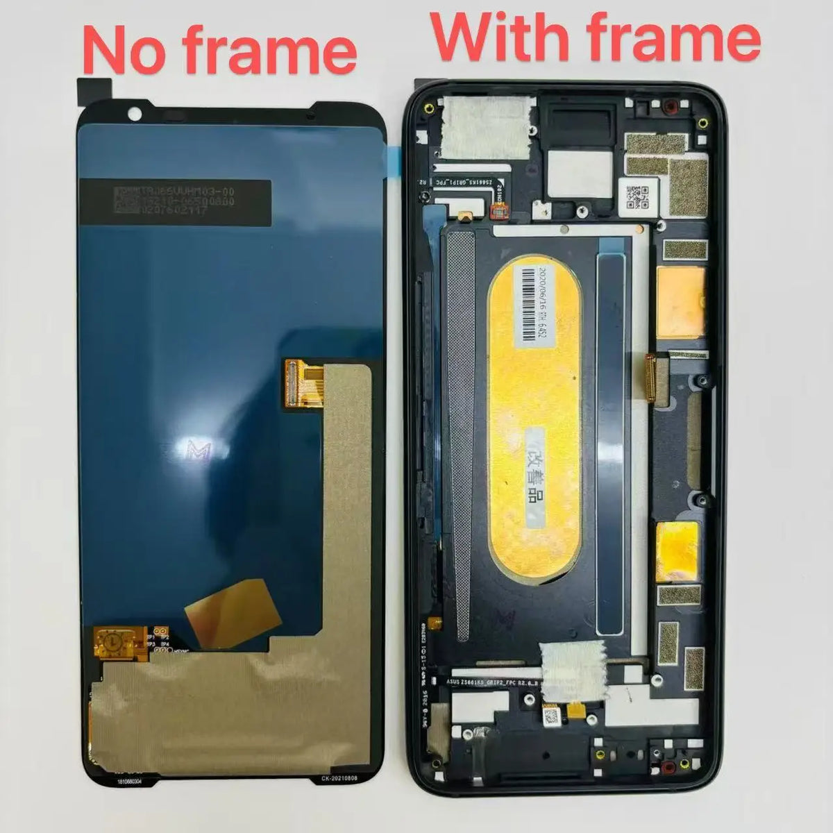 6.59 Original Amoled For Asus ROG 3 ZS661KS LCD Display Scre