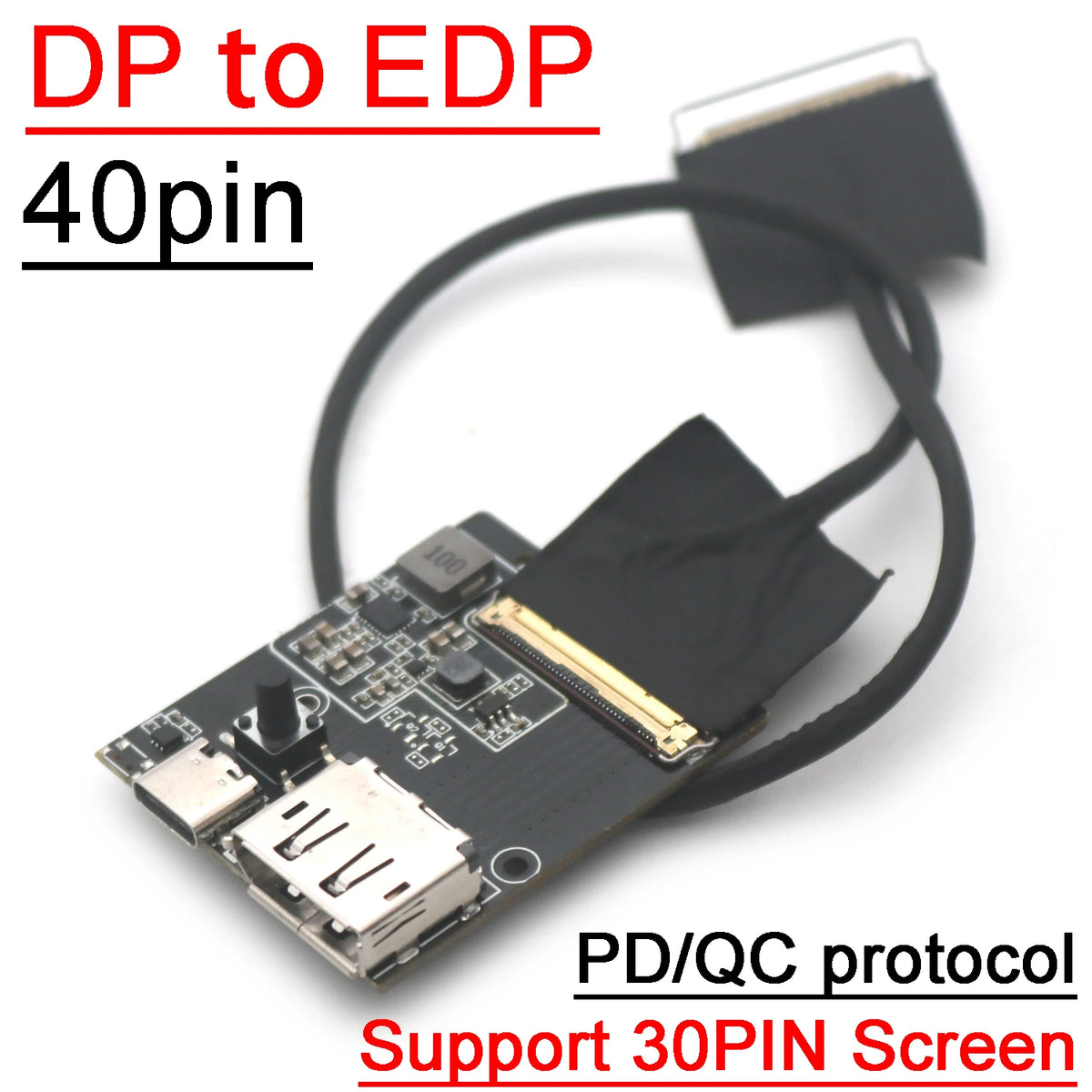 DP To EDP Driver Board EDP Signal Adapter 30pin 40pin 2K 4K 