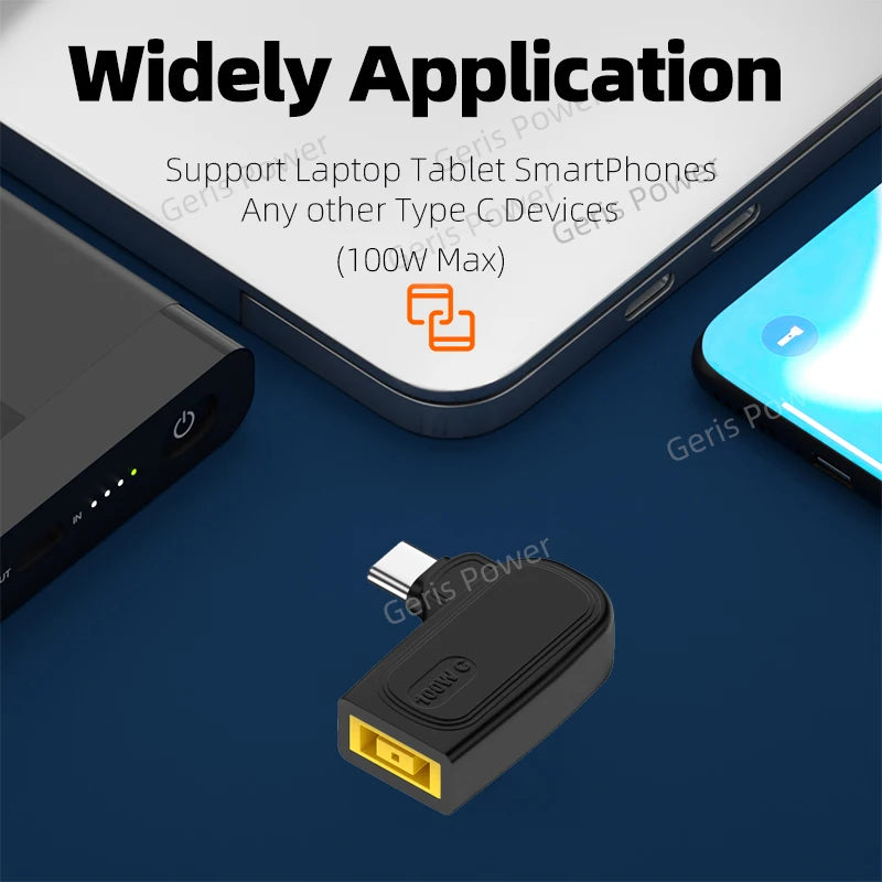 65W 100W DC Universal Laptop Charger to USB C Type C PD Trig