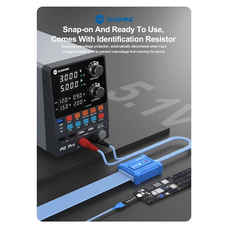 High-Quality SUNSHINE SS-905 SE IPhone Repair Cable - Suppor