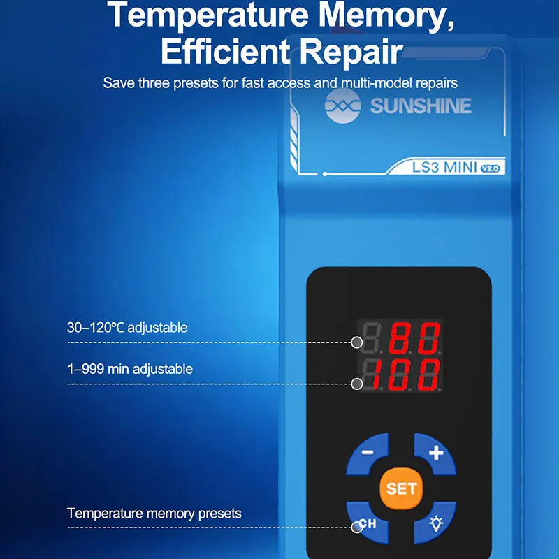 SUNSHINE LS3 mini LCD Screen Remover Heating Stage Separator