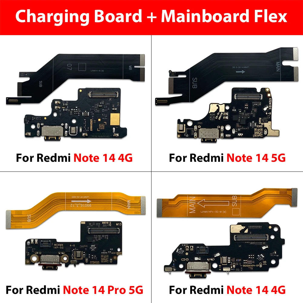 NEW For Xiaomi Redmi Note 14 5G 4G 14 Pro Plus USB Charger C