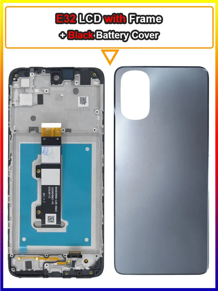 Tested LCD for Motorola Moto E32 XT2227 LCD Display Touch Screen Digitizer Assembly Replacement for Moto E32 XT2227 Phone creen