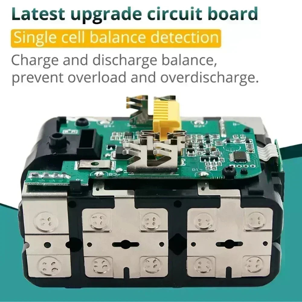 18V 12Ah Replacement Battery for Makita BL1860 BL1850 BL1840