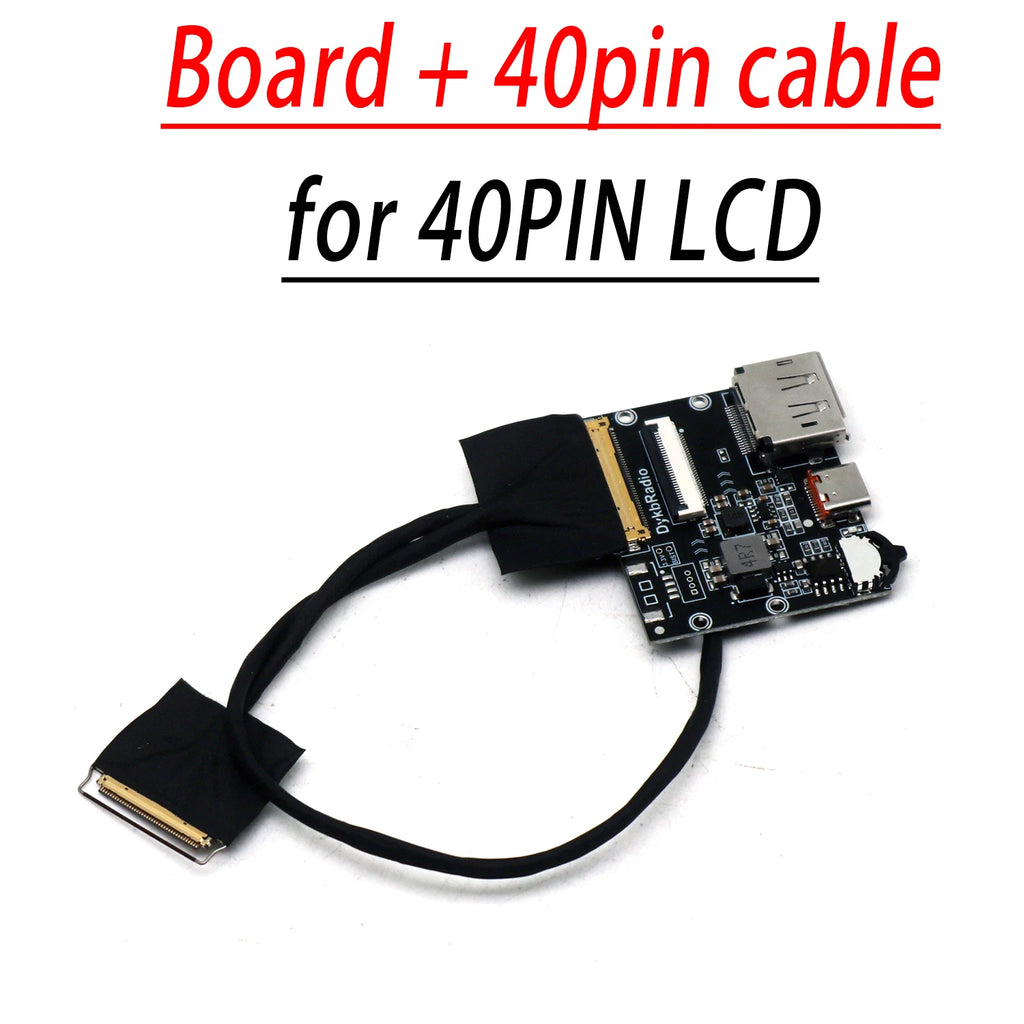 2K 4K 30pin 40pin EDP Driver Board 2K 4K Video DP TO EDP Signal Projection Portable LCD Laptop Screen Monitor Secondary Displays