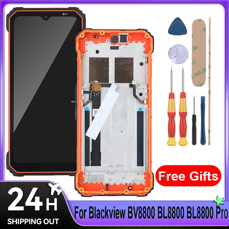 For Blackview BV8800/BL8800 Pro/LCD Display + Touch Screen W