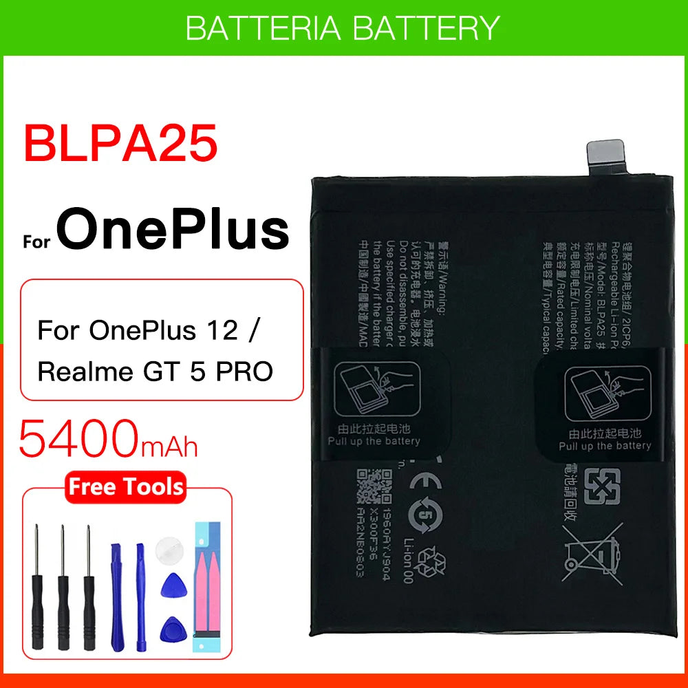 100% Genuine Brand New Battery BLPA25 5400mAh Battery For On