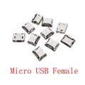 Micro USB Female Jack Connector 5 Pin MicroUSB Socket Adapte