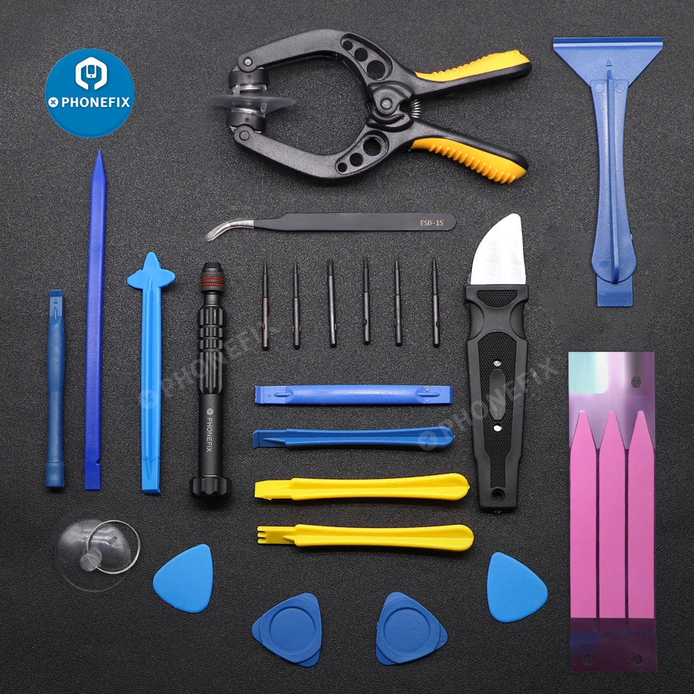 Professional Phone Repair Tool Kit Suction Cup Tweezer Pry O