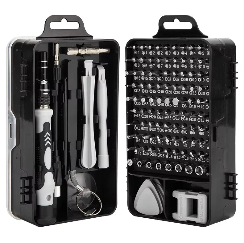 115pcs Cross-border Watch Computer Mobile Phone Disassembly Repair Hardware Tools Screwdriver Set Electronic Equipment Tool Kit