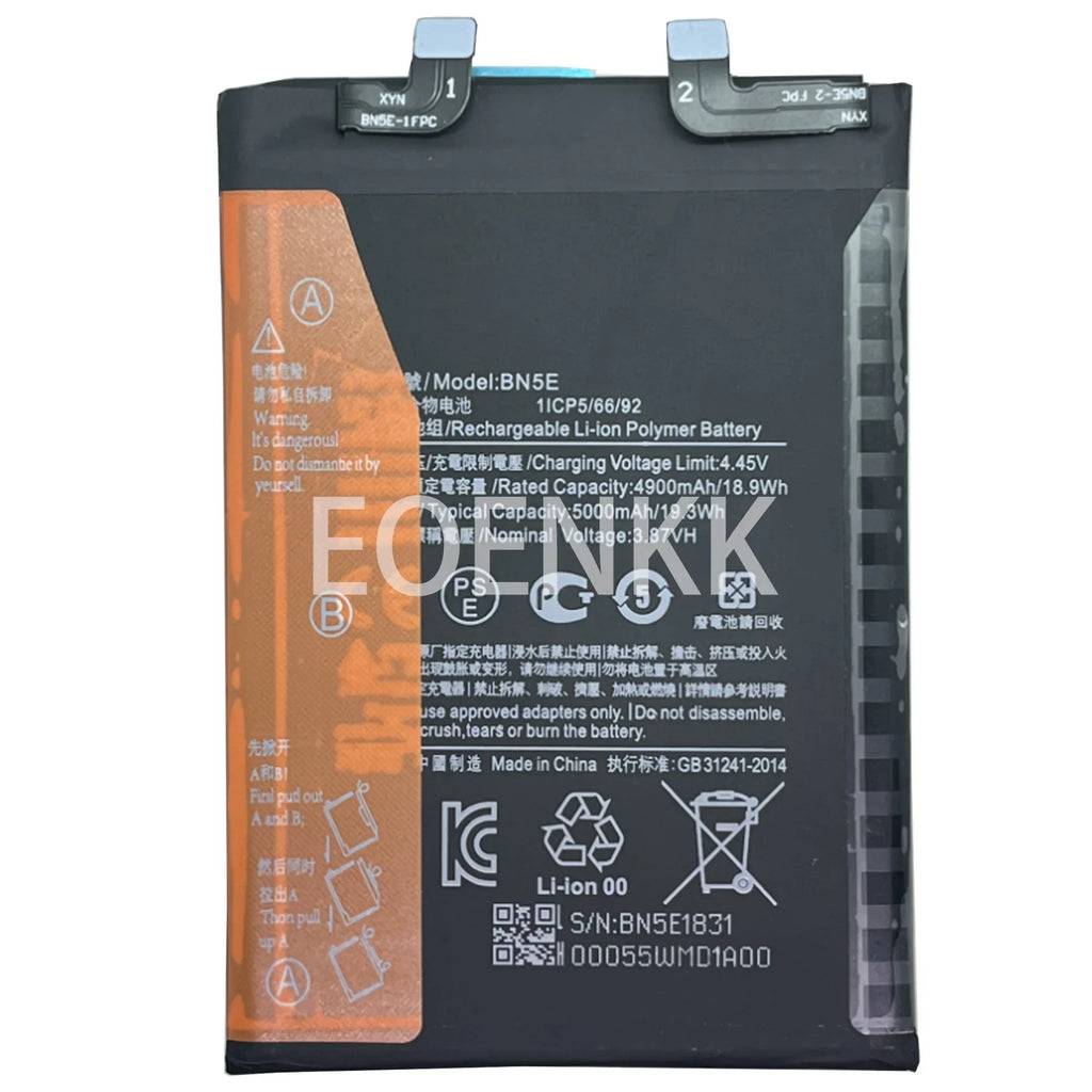2026 Years 100% New Original BN5E Battery For Redmi Note 11 