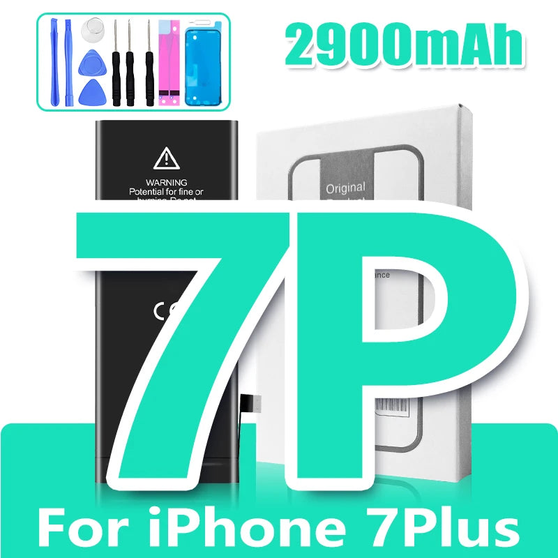 Battery for iPhone 6S 6 Plus 7 8 X XR XS Max 11 11 Pro Mobile Phone Replacement Cell High Capacity with Free Tools Set DIY