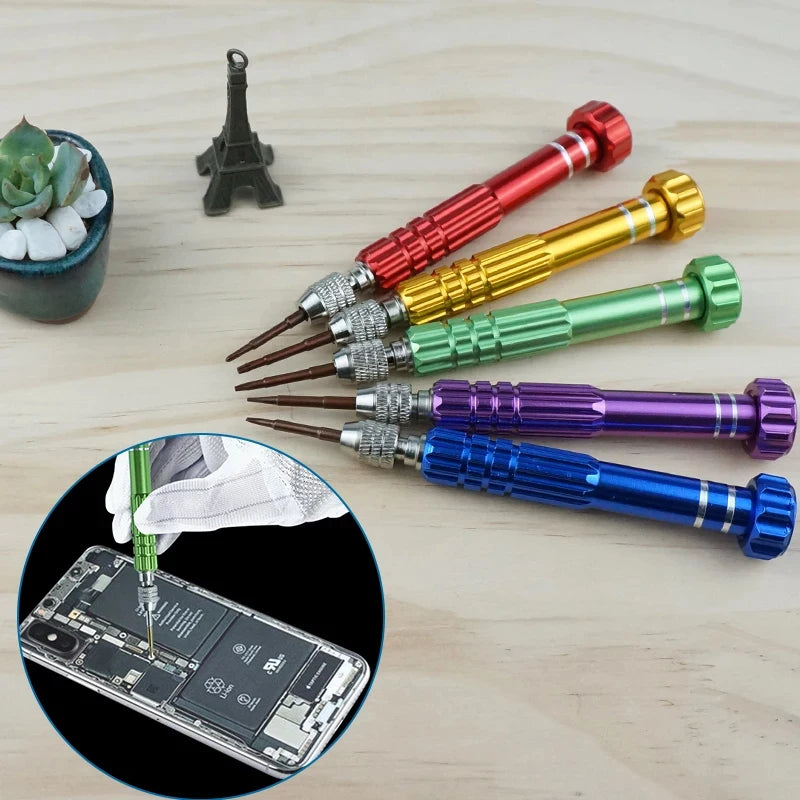 5 in 1 Phone Repair Screwdriver Kit Professional Opening Too