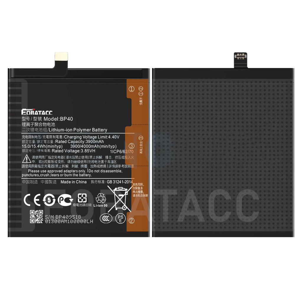 2026 Years New BP40 Original Battery For Xiaomi Mi 9T Pro / 