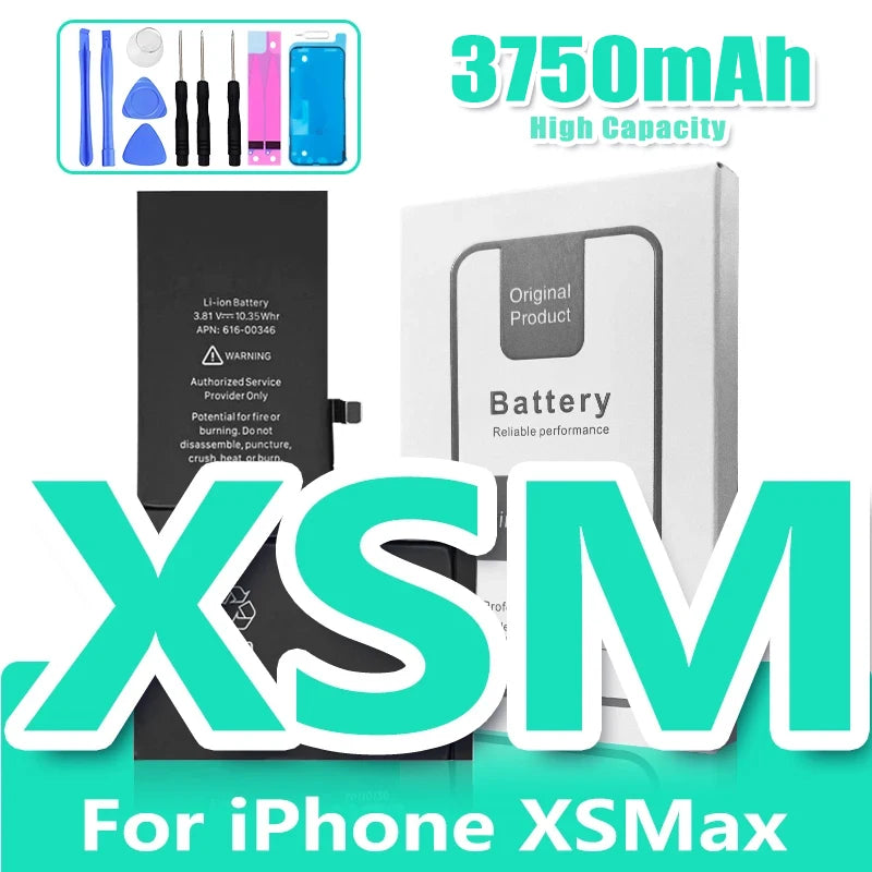 Battery for iPhone 6S 6 Plus 7 8 X XR XS Max 11 11 Pro Mobile Phone Replacement Cell High Capacity with Free Tools Set DIY