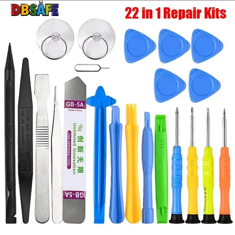 22 in 1 Mobile Phone Repair Tool Kit - Multi-Function Disassemble Set with Anti-Skid Screwdriver for iPhone