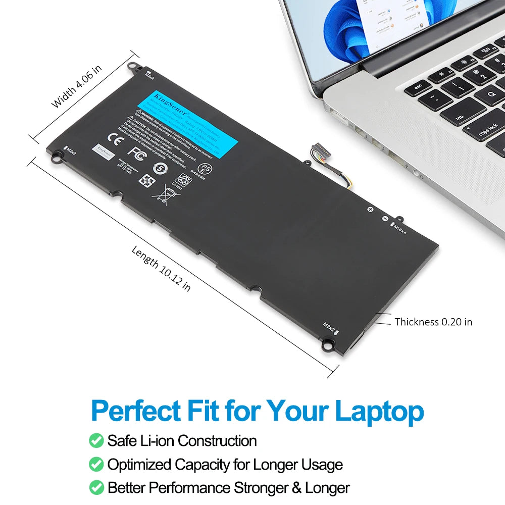 KingSener PW23Y Replacement Laptop Battery For DELL XPS 13 9