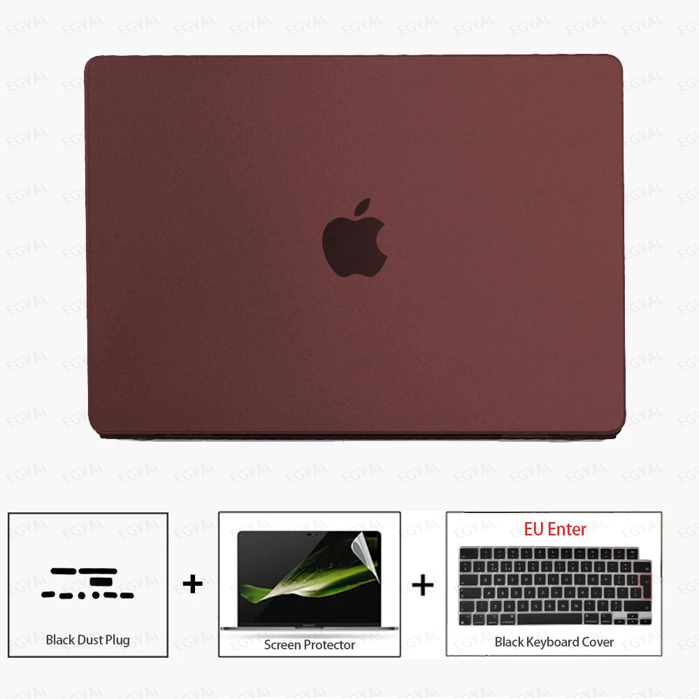 Laptop Case for MacBook Pro 14 2026 Model A3426 Ultra-thin Case & Dust Plug & Screen Film & Keyboard Cover M5 Max Pro 14 A3427