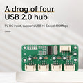1-to-4-Port HUB Module USB 2.0 Free Drive USB Splitter Elect