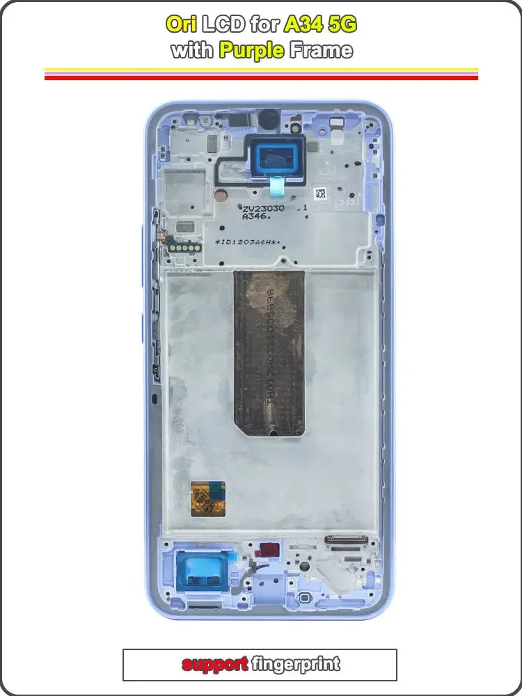 New Replacement for Samsung Galaxy A34 5G LCD Display Suitable for A34 5G A346E A346B A346M Mobile Phone LCD Screen Touch Screen