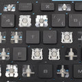 Keyboard Replacement Keycap Key Cap & Scissor Clip & Hinge F